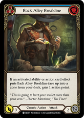 Back Alley Breakline (Blue) - Flesh and Blood TCG - MoxLand