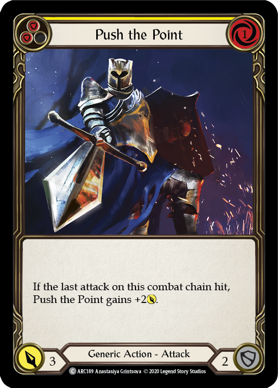 Push the Point (Yellow) - Flesh and Blood TCG - MoxLand