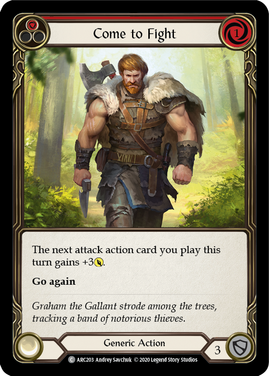 Come to Fight (Red) - Flesh and Blood TCG - MoxLand