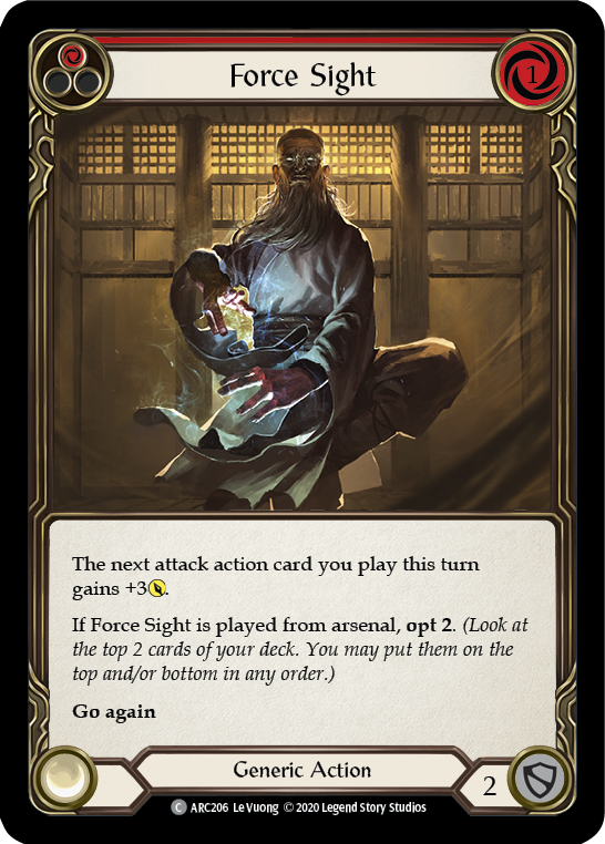 Force Sight (Red) - Flesh and Blood TCG - MoxLand