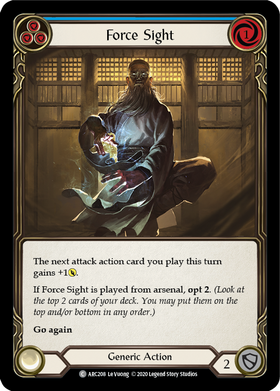 Force Sight (Blue) - Flesh and Blood TCG - MoxLand