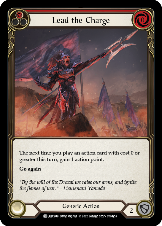 Lead the Charge (Red) - Flesh and Blood TCG - MoxLand
