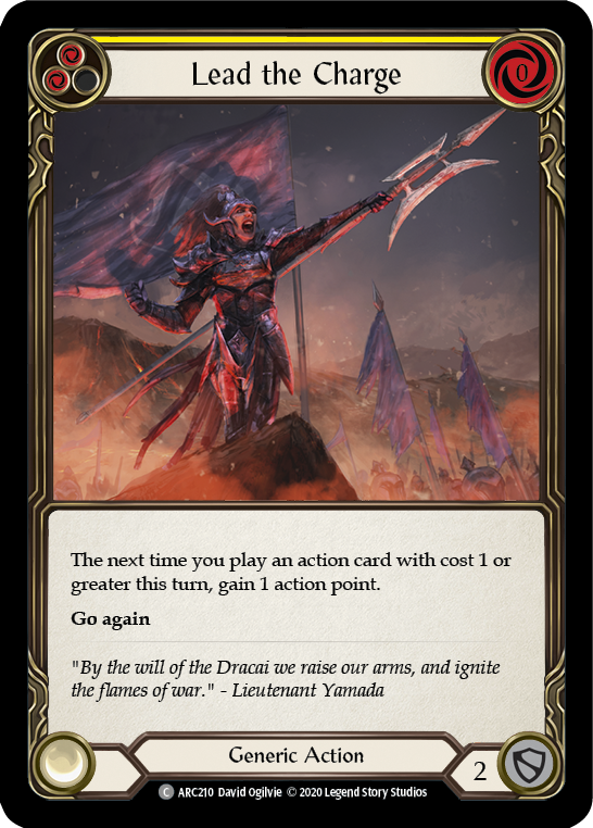 Lead the Charge (Yellow) - Flesh and Blood TCG - MoxLand