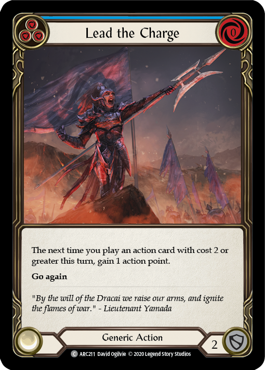 Lead the Charge (Blue) - Flesh and Blood TCG - MoxLand