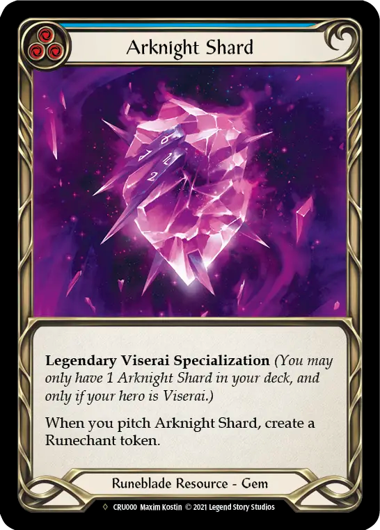 Arknight Shard (Blue) - Crucible of War (Foil)