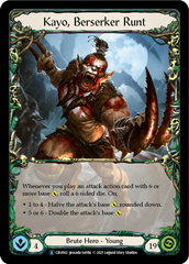 Kayo, Berserker Runt - Flesh and Blood TCG - MoxLand