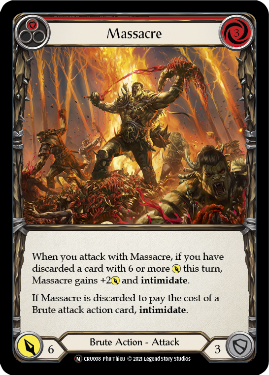 Massacre (Red) - Flesh and Blood TCG - MoxLand