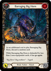 Barraging Big Horn (Red) - Flesh and Blood TCG - MoxLand
