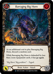 Barraging Big Horn (Blue) - Flesh and Blood TCG - MoxLand