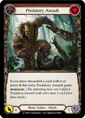 Predatory Assault (Red) - Flesh and Blood TCG - MoxLand