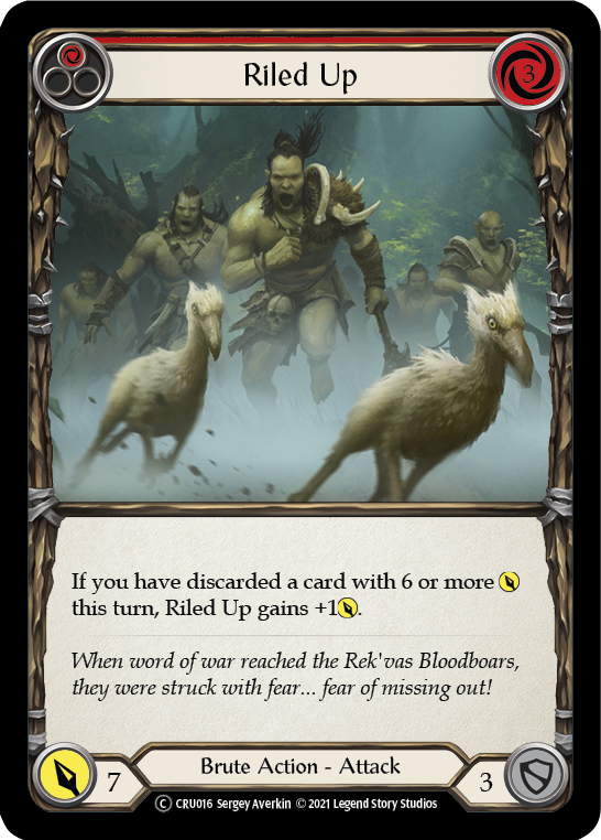 Riled Up (Red) - Flesh and Blood TCG - MoxLand