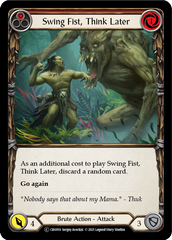 Swing Fist, Think Later (Red) - Flesh and Blood TCG - MoxLand