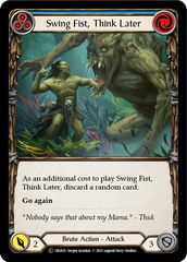 Swing Fist, Think Later (Blue) - Flesh and Blood TCG - MoxLand
