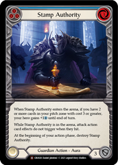 Stamp Authority (Blue) - Flesh and Blood TCG - MoxLand
