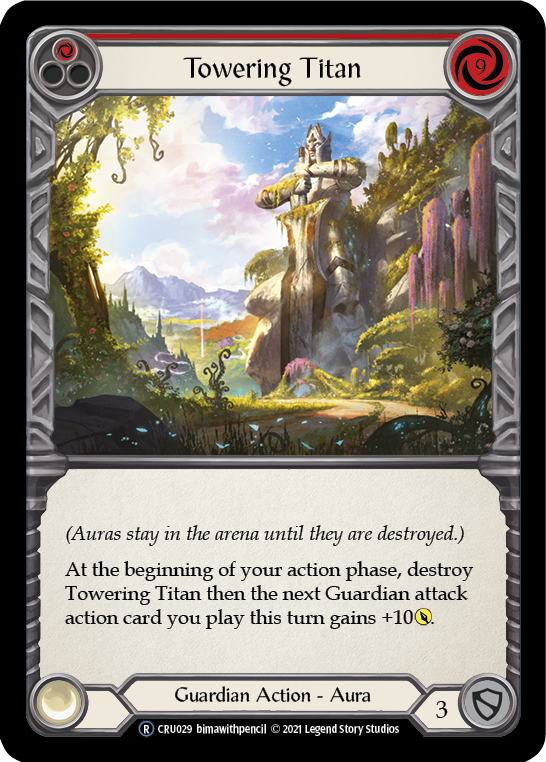 Towering Titan (Red) - Flesh and Blood TCG - MoxLand