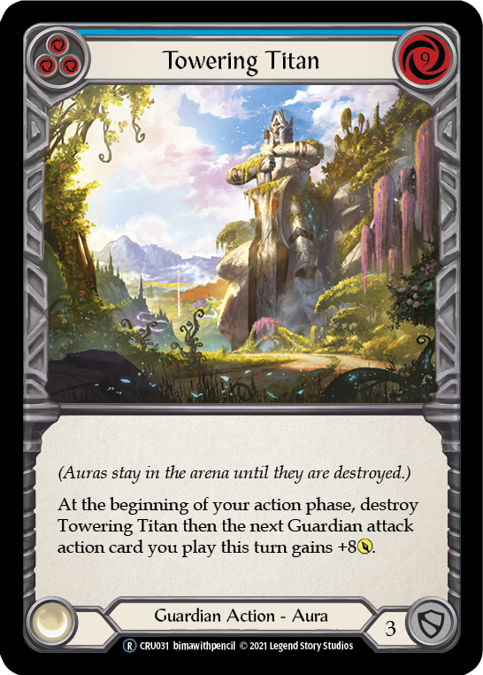 Towering Titan (Blue) - Flesh and Blood TCG - MoxLand