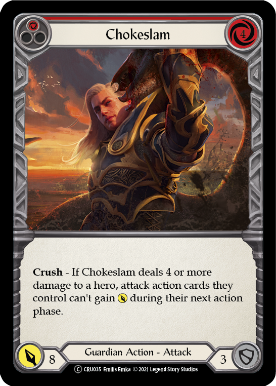 Chokeslam (Red) - Flesh and Blood TCG - MoxLand