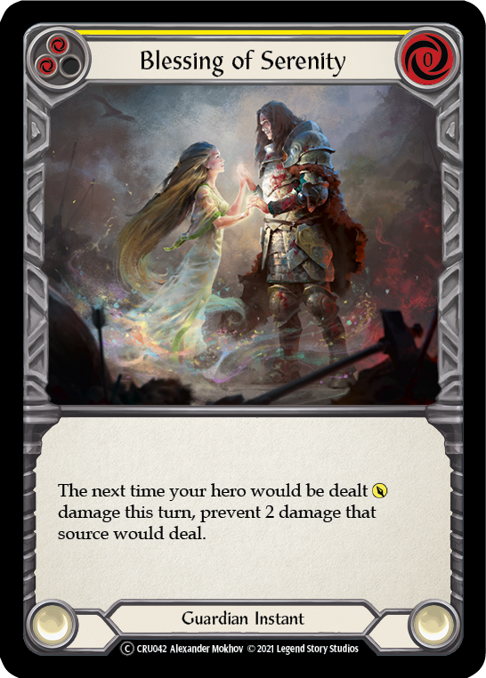 Blessing of Serenity (Yellow) - Crucible of War (Normal)