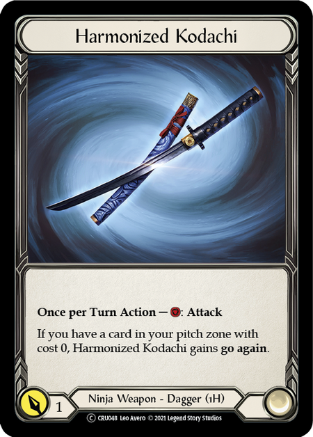 Harmonized Kodachi - Flesh and Blood TCG - MoxLand