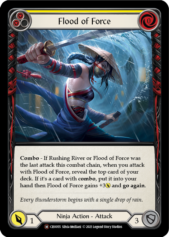 Flood of Force (Yellow) - Flesh and Blood TCG - MoxLand
