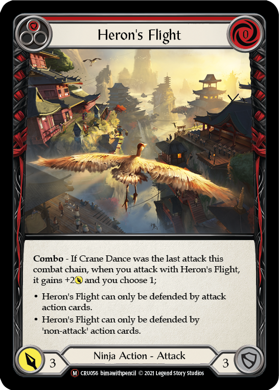 Heron's Flight (Red) - Flesh and Blood TCG - MoxLand