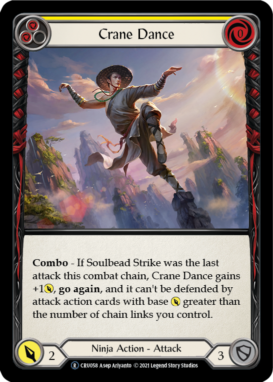 Crane Dance (Yellow) - Flesh and Blood TCG - MoxLand