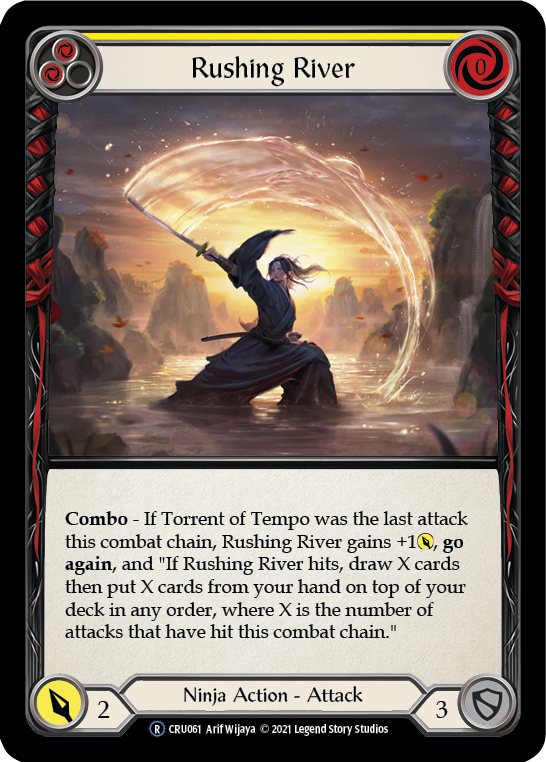 Rushing River (Yellow) - Flesh and Blood TCG - MoxLand