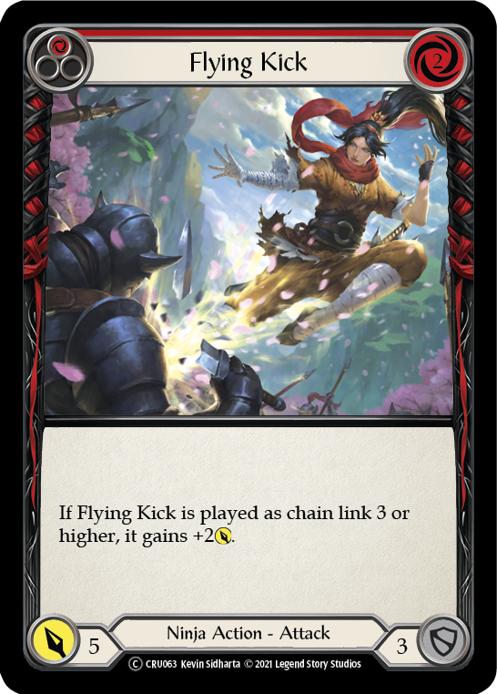 Flying Kick (Red) - Flesh and Blood TCG - MoxLand