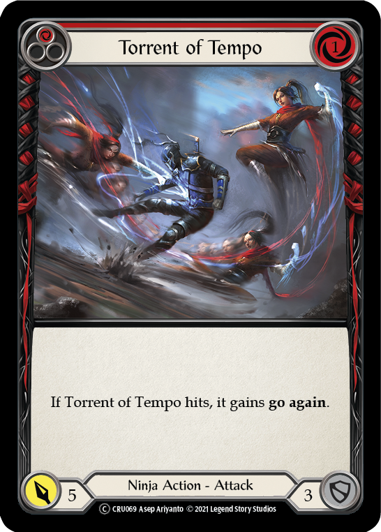 Torrent of Tempo (Red) - Flesh and Blood TCG - MoxLand