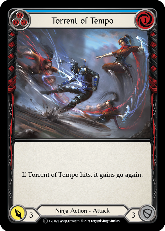 Torrent of Tempo (Blue) - Flesh and Blood TCG - MoxLand
