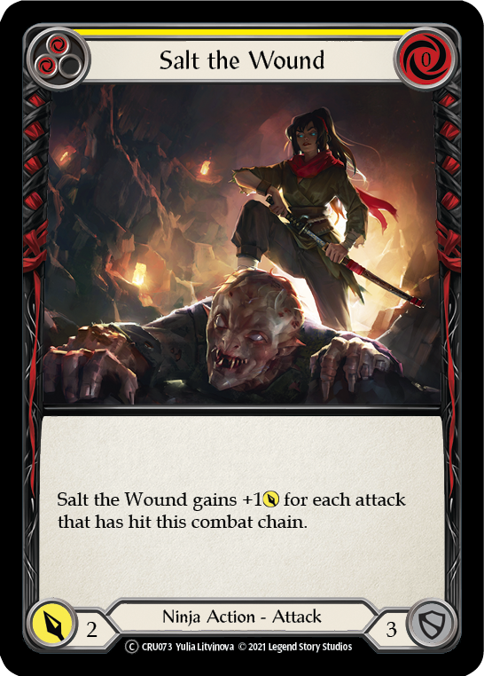 Salt the Wound (Yellow) - Flesh and Blood TCG - MoxLand