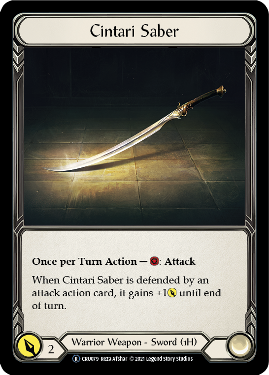 Cintari Saber - Flesh and Blood TCG - MoxLand