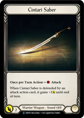 Cintari Saber - Flesh and Blood TCG - MoxLand