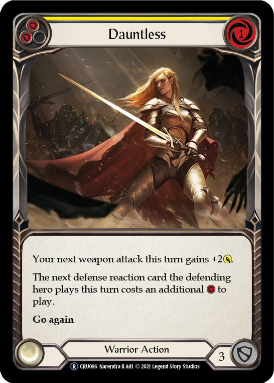 Dauntless (Yellow) - Flesh and Blood TCG - MoxLand