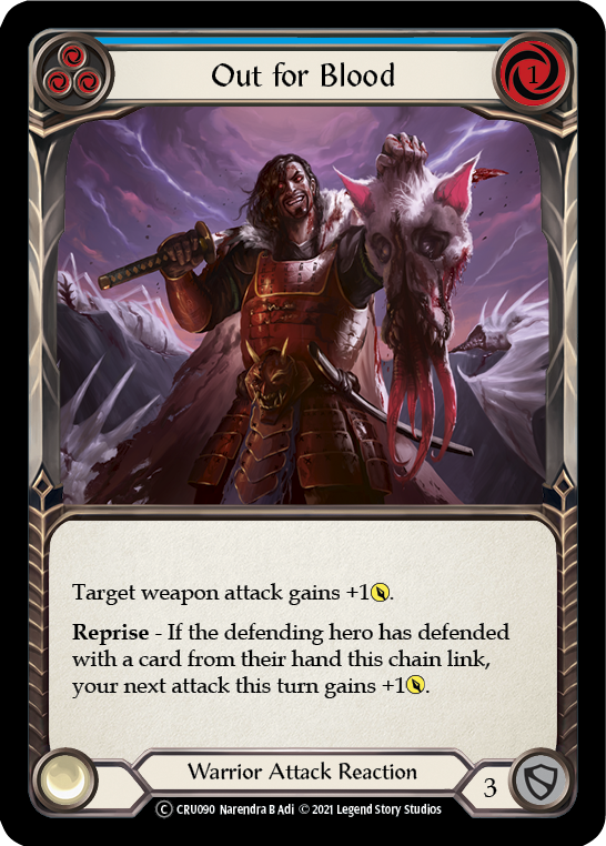 Out for Blood (Blue) - Flesh and Blood TCG - MoxLand