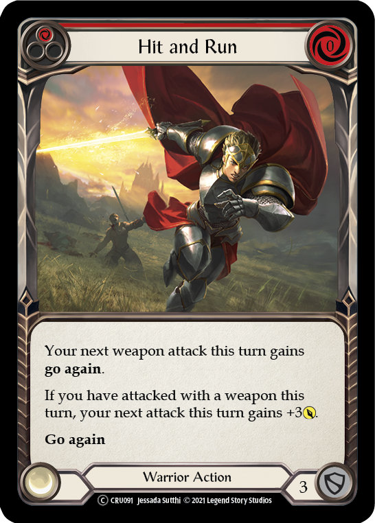 Hit and Run (Red) - Flesh and Blood TCG - MoxLand