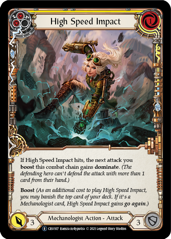 High Speed Impact (Yellow) - Flesh and Blood TCG - MoxLand