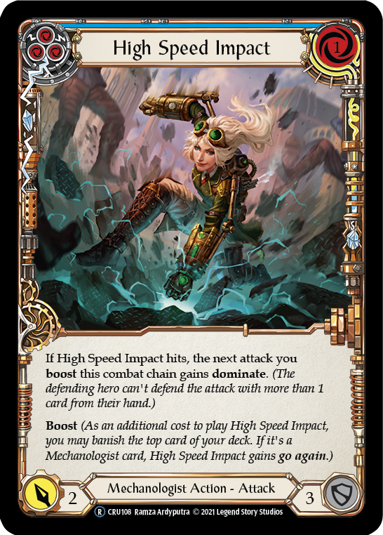 High Speed Impact (Blue) - Flesh and Blood TCG - MoxLand