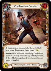 Combustible Courier (Yellow) - Flesh and Blood TCG - MoxLand