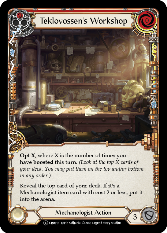 Teklovossen's Workshop (Red) - Flesh and Blood TCG - MoxLand