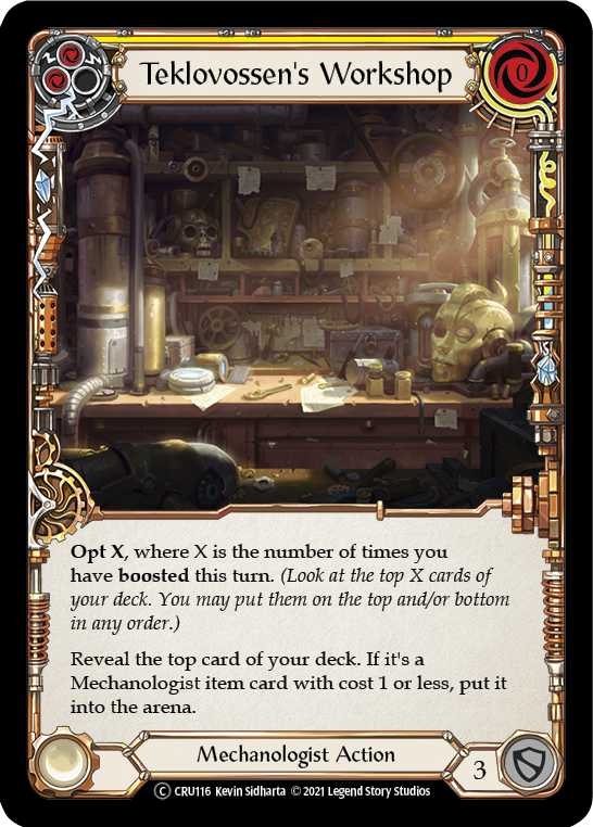 Teklovossen's Workshop (Yellow) - Flesh and Blood TCG - MoxLand