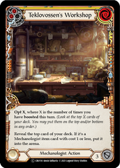 Teklovossen's Workshop (Yellow) - Flesh and Blood TCG - MoxLand