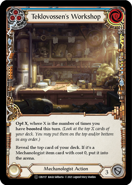 Teklovossen's Workshop (Blue) - Flesh and Blood TCG - MoxLand