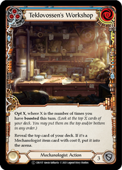 Teklovossen's Workshop (Blue) - Flesh and Blood TCG - MoxLand