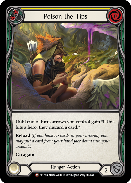 Poison the Tips (Yellow) - Flesh and Blood TCG - MoxLand