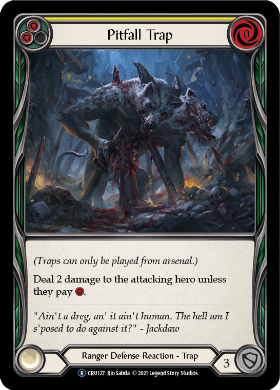 Pitfall Trap (Yellow) - Flesh and Blood TCG - MoxLand