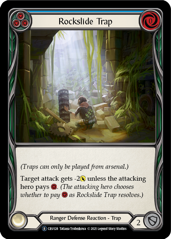 Rockslide Trap (Blue) - Flesh and Blood TCG - MoxLand