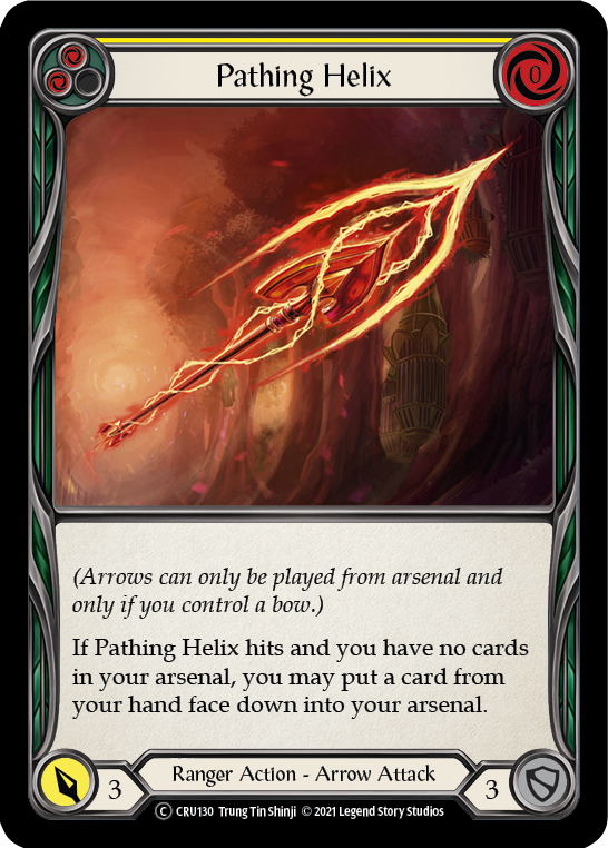 Pathing Helix (Yellow) - Flesh and Blood TCG - MoxLand