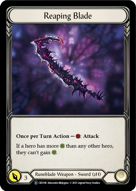 Reaping Blade - Flesh and Blood TCG - MoxLand