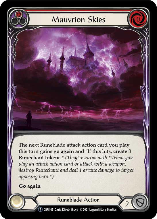 Mauvrion Skies (Red) - Flesh and Blood TCG - MoxLand